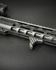 carbon fiber m-lok compact handstop textured jimped surface