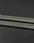 carbon fiber m-lok rail covers fully textured surface 3-slot two pack