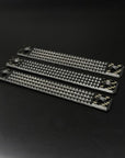 carbon fiber m-lok rail covers partial textured surface 3-slot three pack