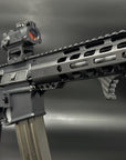 carbon fiber m-lok compact handstop textured jimped surface mounted