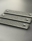 carbon fiber m-lok rail covers fully textured surface 2-slot three pack
