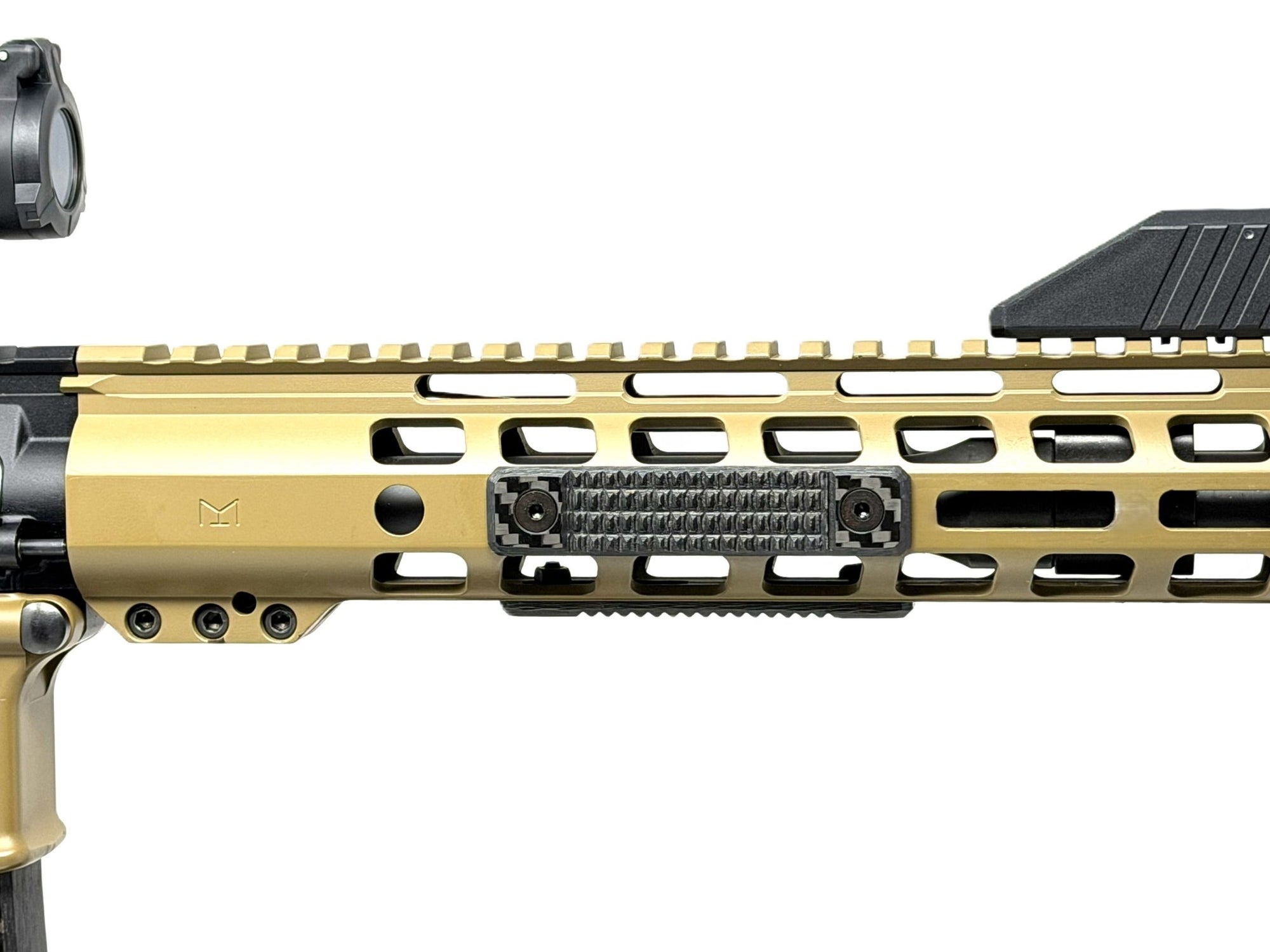 Carbon Fiber M - LOK Rail Covers – Partial Textured - Moruzzi's