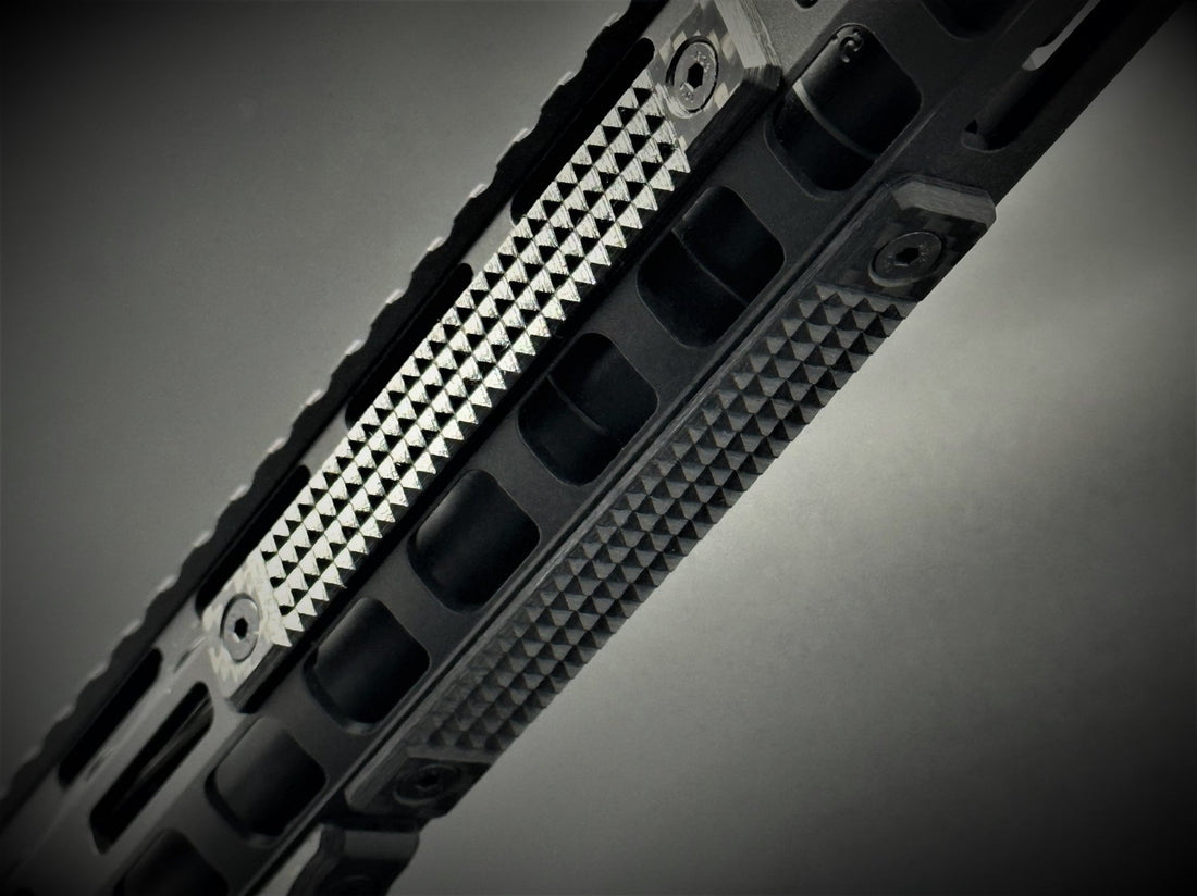 "Moruzzi Tactical Rail Covers: Enhance grip and control for firearms."